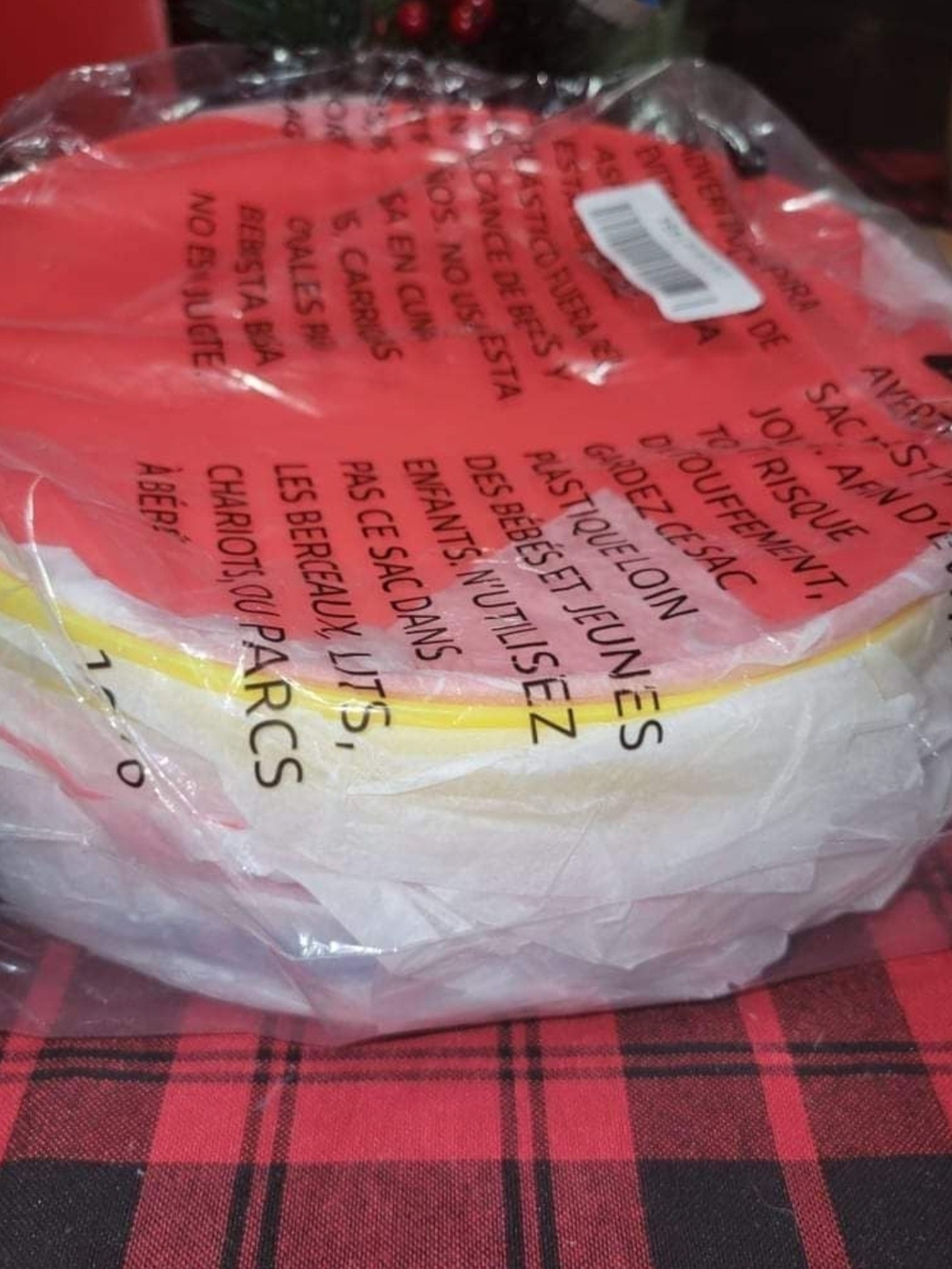 Set of 10 Sturdy Plastic Plates Hard Material Dinnerware